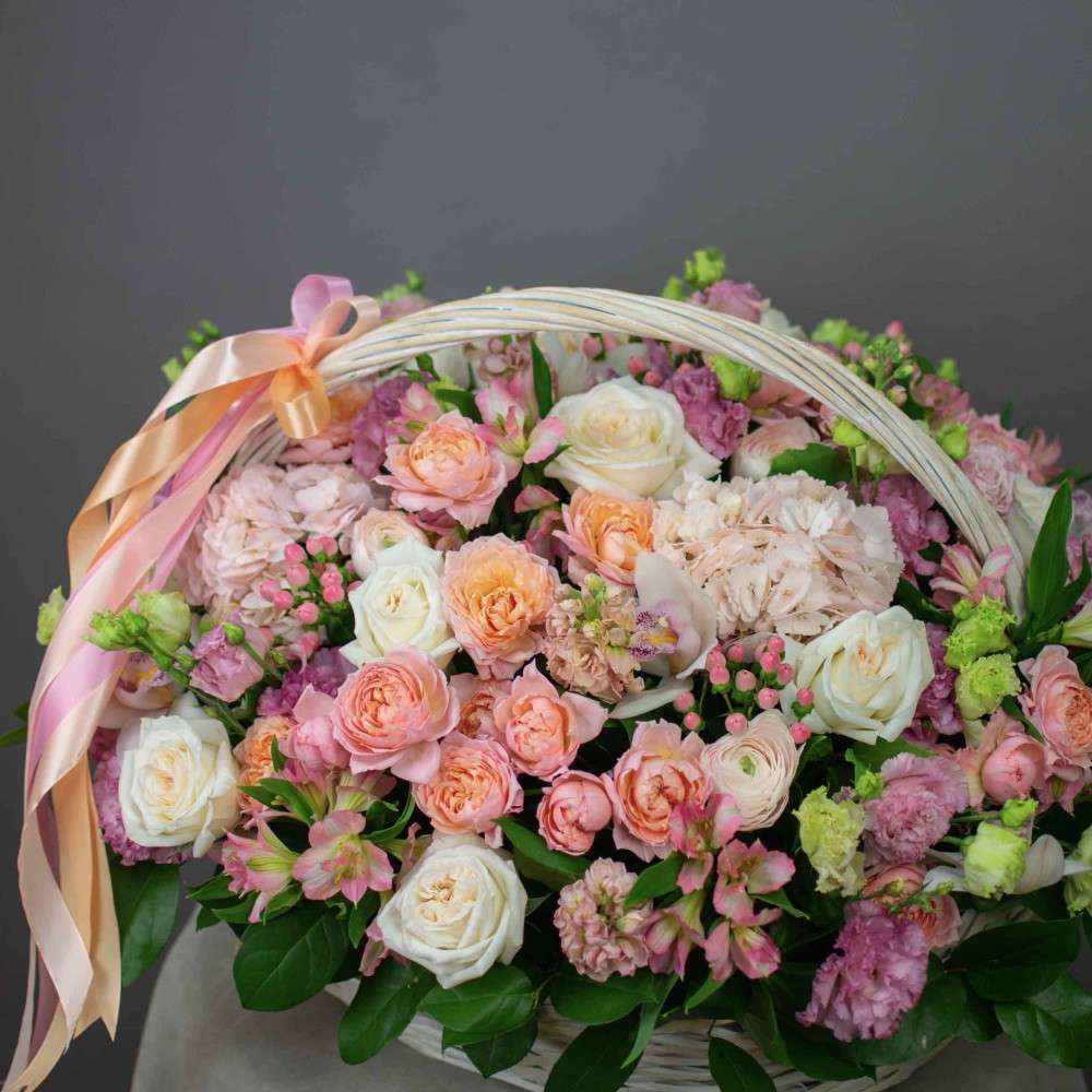 Basket of Mixed Flowers image 2