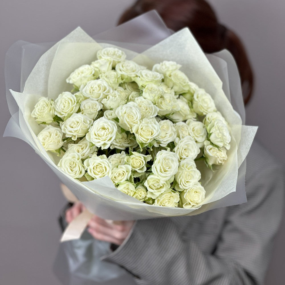 white garden spray roses Spray Rose Bouquet