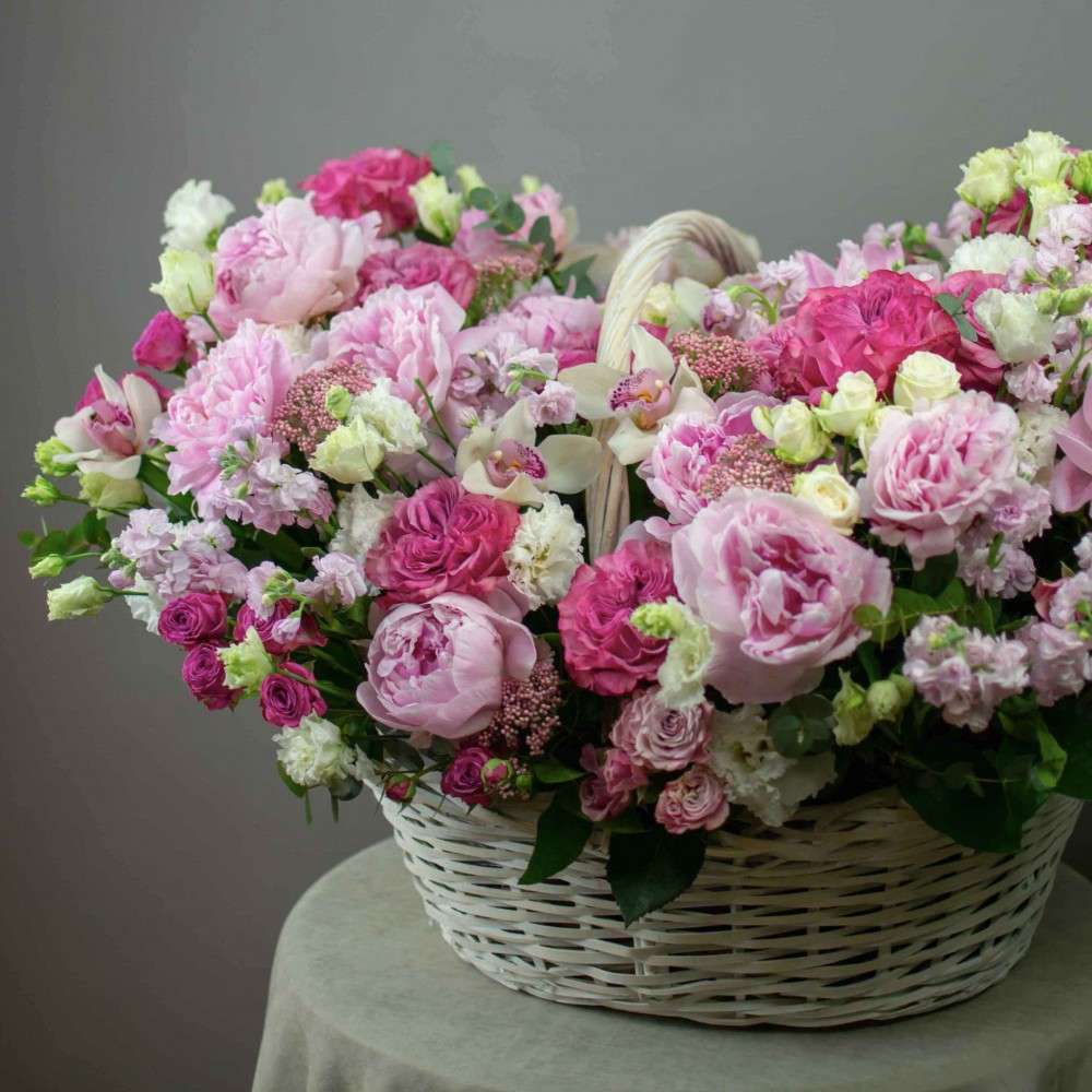 Basket of Mixed Flowers image 2