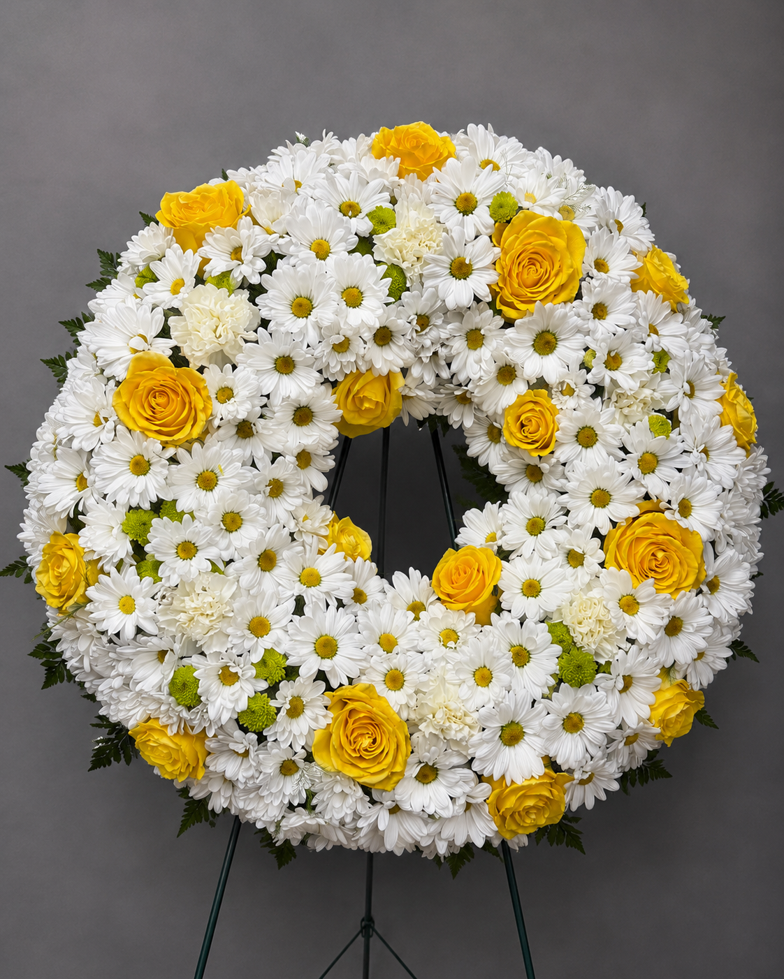 Golden Light Wreath