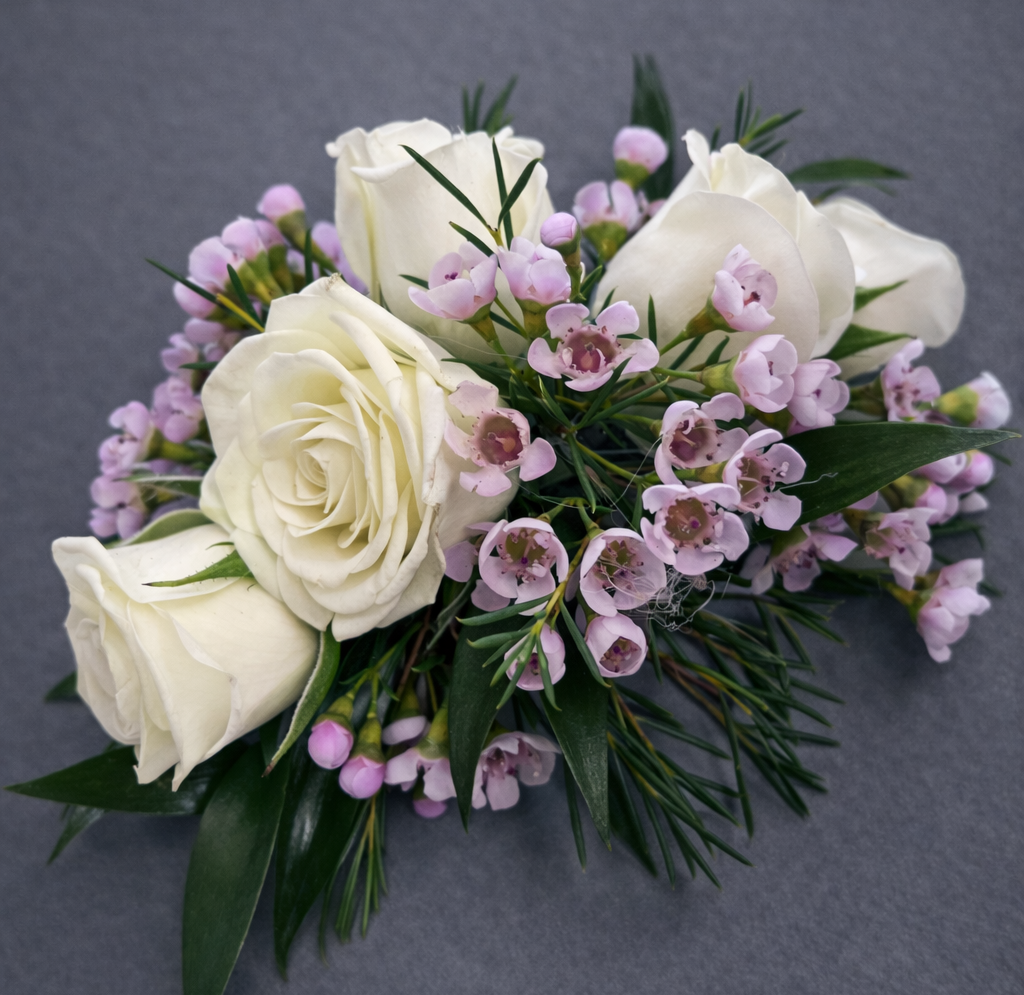 White Rose Corsage