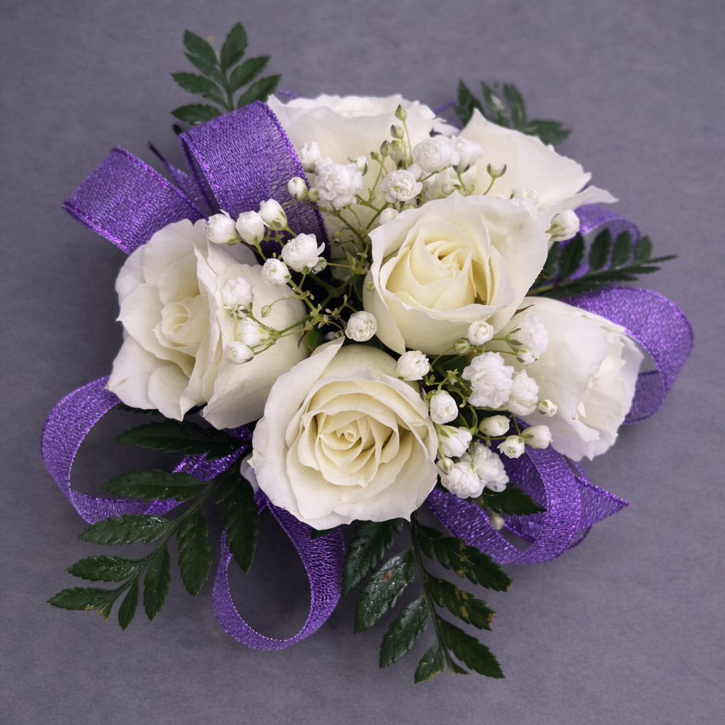 White Rose Corsage